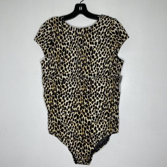 torrid Other - Torrid Swimsuit 1X 14-16 Cheetah Print Swim Summer Scoop Back One Piece NEW